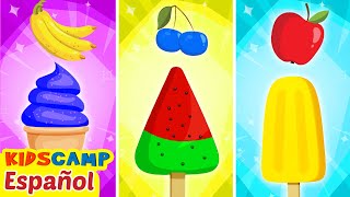 🍓 Coloridos Frutas Helado Para Niños🍦 | Aprende Frutas Y Colores Con Helado | Campo Infantil