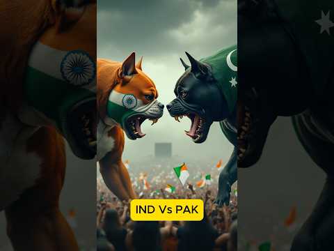 India Vs Pakistan Dogs #shorts #short #shortvideo #shortsfeed #ai #cartoon #viralvideo #trending