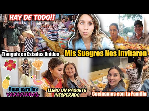 Nos VAMOS AL TIANGUIS‼️|Lo Que "BUSCABA" para mi COCINA😃Cocinando CON LA FAMILIA❤️| LLEGO un PAQUETE