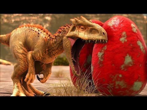 A HISTÓRIA DO BEBÊ DESERT INDOMINUS REX! APRENDENDO A VIVER! -  ARK DINOSSAUROS