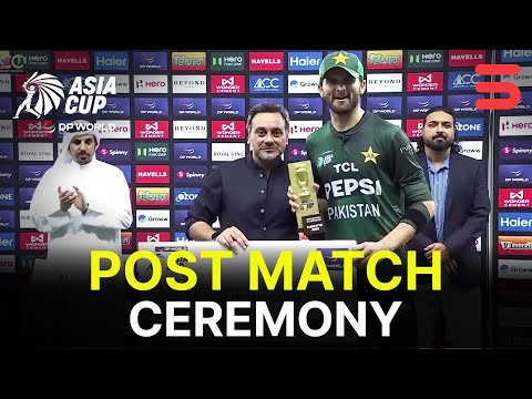 Post Match Ceremony | Pakistan vs Bangladesh | Match 17 | DP World Asia Cup 2025 | ZF1K
