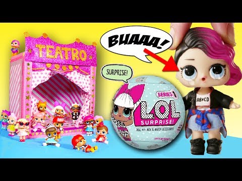 ¡¡Haz un TEATRO CASERO para MUÑECAS reciclando una Caja!! + ¡¡SORTEO 10 Muñecas LOL Surprise!!