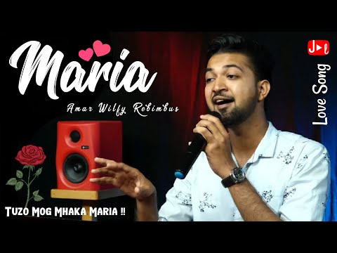Maria 💃 @JasonLoboBondel - On Daijiworld live show ✨ konkani love song by Wilfy Rebimbus !