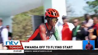 YouTube video thumbnail:  Rwanda Claims Three Gold Medals on the Opening day of the African Road Cycling Championships 