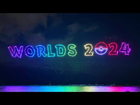 ポケモンワールドチャンピオンシップ2024ドローンショー【PokemonWCS2024】