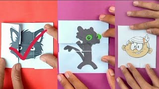 Chipi chipi chapa chapa cat🐈‍⬛🐈‍⬛Mr.Grinch🧟🧟DogDay🦊🦊Lisa Simpson😎😎 paper folding game🎬#viral#tiktok📱