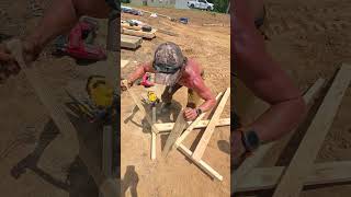 how to make a concrete rake