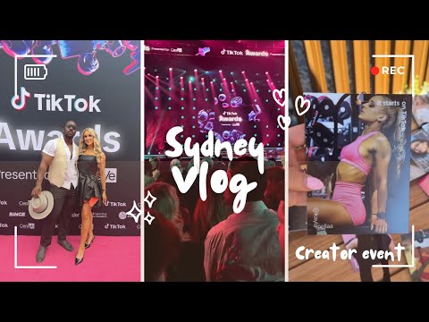 TikTok Awards & Creator Event 2024 + Exclusive BTS content of the TikTok TV Show - Sydney Vlog