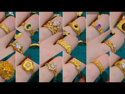 Beautiful Unique Gold Ring Designs Women || Gold Rings Collection 2025