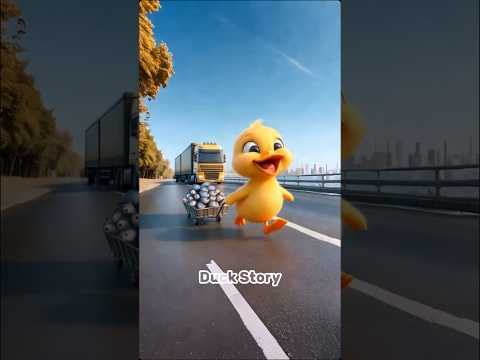 Ikan ditabrak Truk 😱💥🐟 Bebek Sedih Sekali  #bebeklucu  #duckshorts #bebek  #ai #shorts