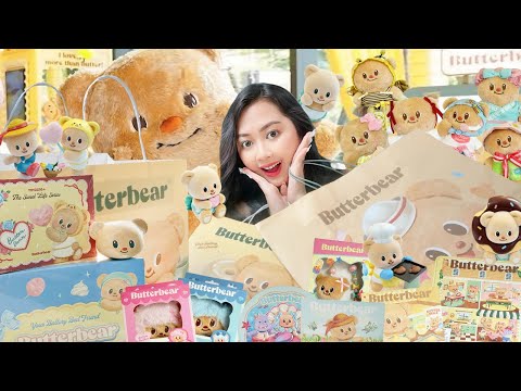 BORONG BUTTERBEAR BANYAK BANGET !! LUCU SEMUA !! 😱😍 BLIND BOX, COOKIES, BAG CHARM | Vlog Klara Tania