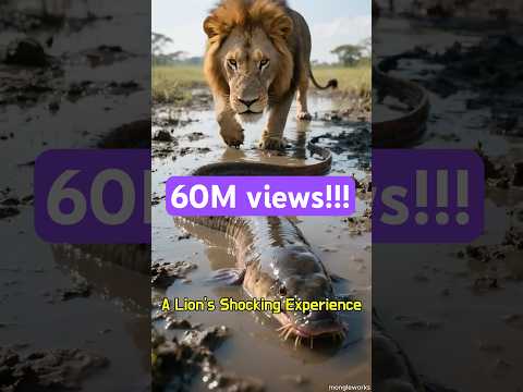 A Lion’s Shocking Experience 사자의 짜릿한 경험
