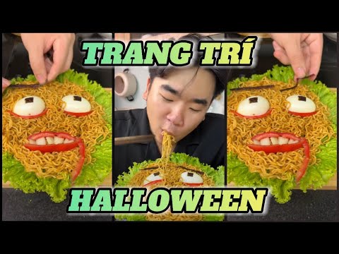 FULL || LÀM MÌ TRỘN TRANG TRÍ HALLOWEEN