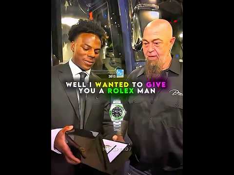 iShowSpeed Gifts his Bus Driver a Rolex | #ishowspeed #rolex #shorts