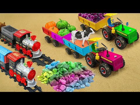 Diy tractor mini Bulldozer to making concrete road | Construction Vehicles, Road Roller