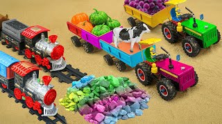 Diy tractor mini Bulldozer to making concrete road | Construction Vehicles, Road Roller