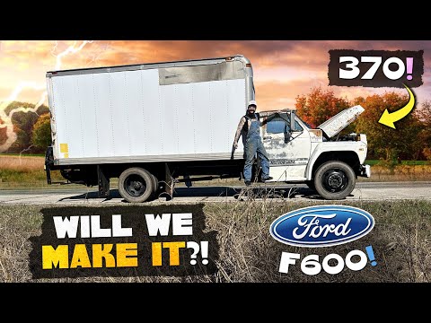 ROAD TRIP! Can we make it?? 1990 Ford F600! CARBURETOR ISSUES!!