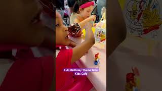 Kids Birthday Party Idea: Kids Cafe! #birthdaypartydecor #birthdaypartyideas #kidscafe