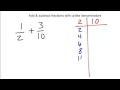 Adding and Subtracting Fractions with Unlike Denominators