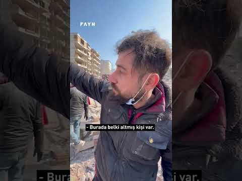 Fayn Antakya'da I Suriyeli depremzede: Neden böyle yapıyorsunuz?