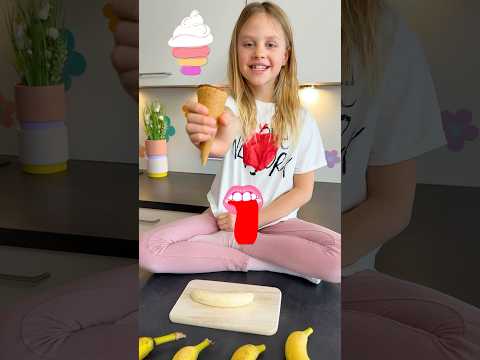 🍦Lia macht leckeres Eis selber!😋 #lernen #kindervideo #kinder #eis #selbstgemacht #süßigkeiten