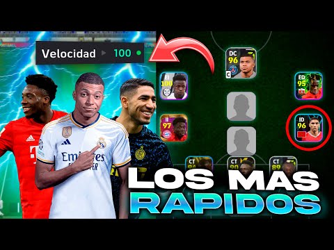 Creamos la PLANTILLA MÁS RÁPIDA en eFootball 2025 Mobile 🤩