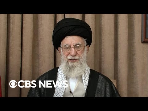 YouTube video thumbnail: Iran's Supreme Leader Makes First Public Statement Since Israel Ceasefire