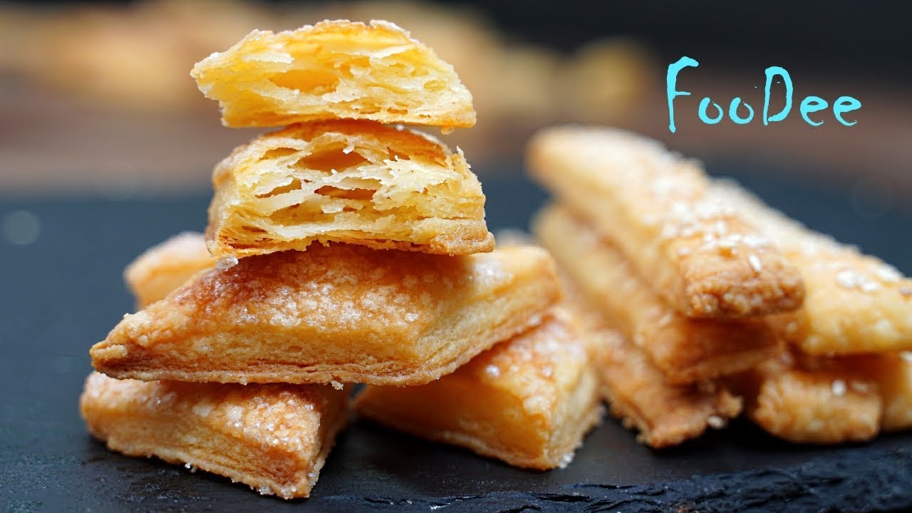 Быстрое печенье из 3 ингредиентов! СЛОЕНОЕ печенье! Очень простой и вкусный рецепт на скорую руку