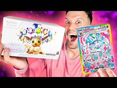 TIREI A SYLVEON RARA NA ELITE TRAINER BOX EEVEELUTION | CAPITÃO HUNTER CARTAS POKEMON TCG