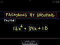 Factoring Trinomials through Grouping Techniques