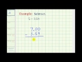 Subtracting Decimals and Borrowing