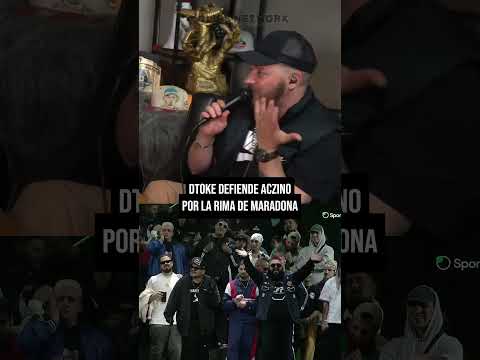 DTOKE defiende a ACZINO por la rima de MARADONA en ARGENTINA