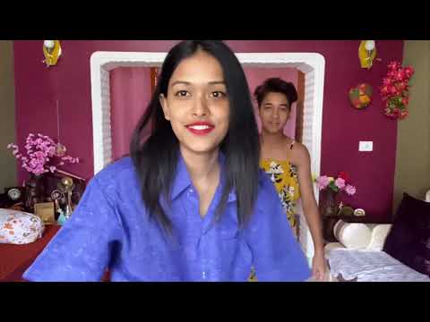 SWITCHING OUR DRESS 🤣 || w/ Sister || Akash Thapa