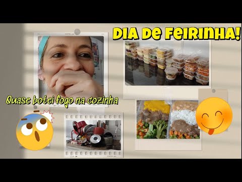 Dia de feirinha/quase botei fogo na cozinha! :)