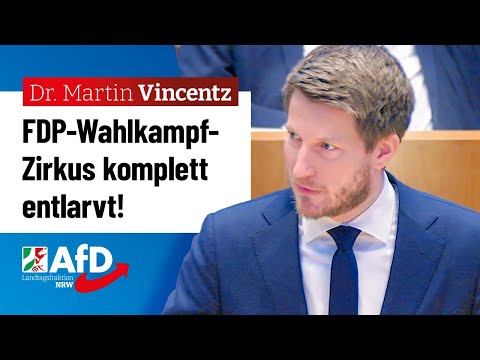 FDP-Wahlkampf-Zirkus komplett entlarvt! – Dr. Martin Vincentz (AfD)