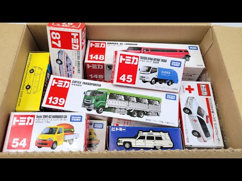 ASMR | 7 Minutes Satisfying with Unboxing Tomica Toys，Miniature Cars Collection ASMR ☆ Review Toys