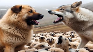 Who is Stronger?Turkish Kangal Shepherd Dog or Wild Wolf | #wolfvsdog