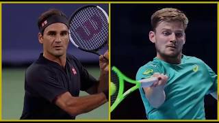 ROGER FEDERER VS DAVID GOFFIN