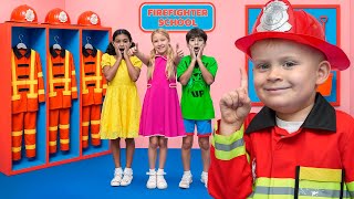 Oliver’s Firefighter School – Let’s Play Firefighters