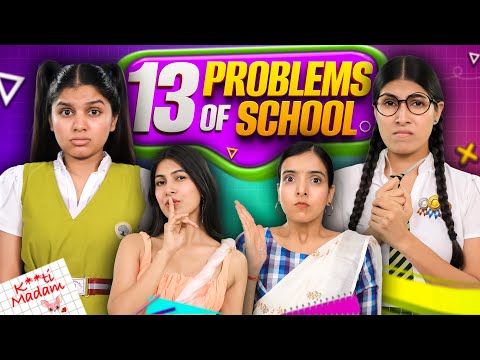 13 Problems of Every School Life | Teacher vs Student | Anaysa