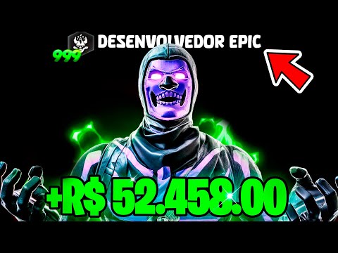 A CONTA DE QUEM TRABALHA DENTRO DO FORTNITE !!