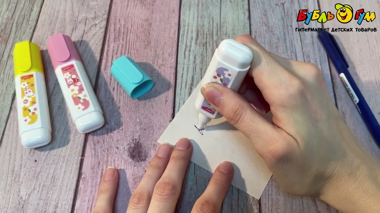 Корректор-ручка JUNGER 15мл в ассортименте - видео