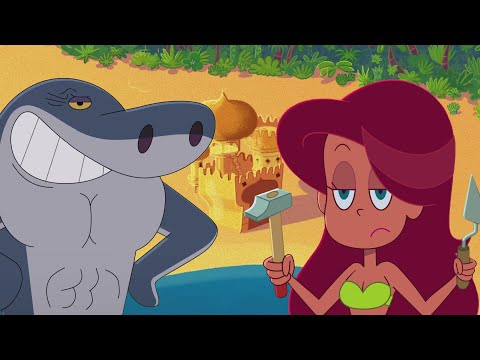 ZIG e SHARKO 🌴 O canteiro de obras 👷 Zig e Sharko Brasil | Desenho Animado em português