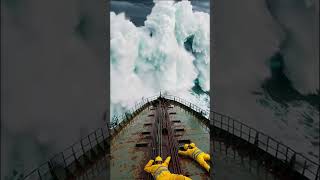 GIANT SHIP CAPTURED IN A GREAT STORM! 🌪️🚢