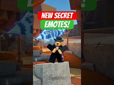 ⚠️ NEW SECRET “EMOTES” IN FISCH  #roblox #fisch #robloxfyp