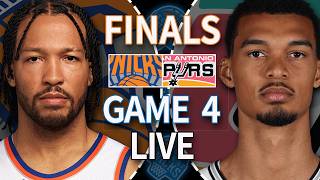 2025-26 NBA Finals: Spurs Vs Knicks Game 4 Live Watch-Along || Score Board || Post Game Analysis