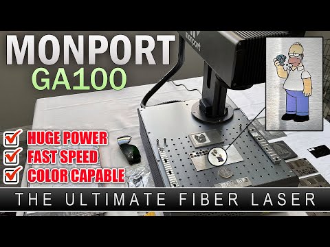 Monport GA100 MOPA Fiber Laser - 100W Of ULTIMATE Laser Power!