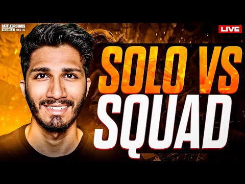 SOLO VS SQUAD FULL RUSH | BGMI 3.4LIVE🔥@ShoutoutYT #bgmi #shorts #shortsfeed