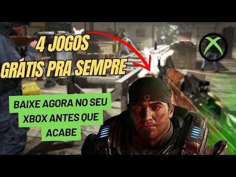 4 JOGOS DE GRAÇA PRA SEMPRE NO XBOX -  BAIXE AG0RA MESMO ANTES QUE ACABE