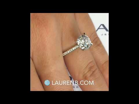 3 carat Round Diamond Engagement Ring